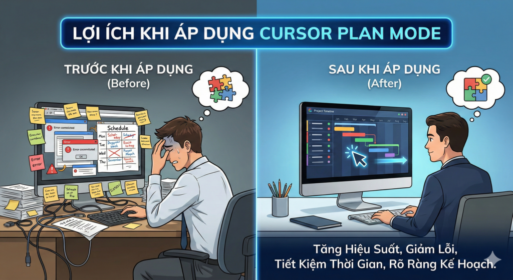 Lợi ích khi áp dụng Cursor Plan Mode